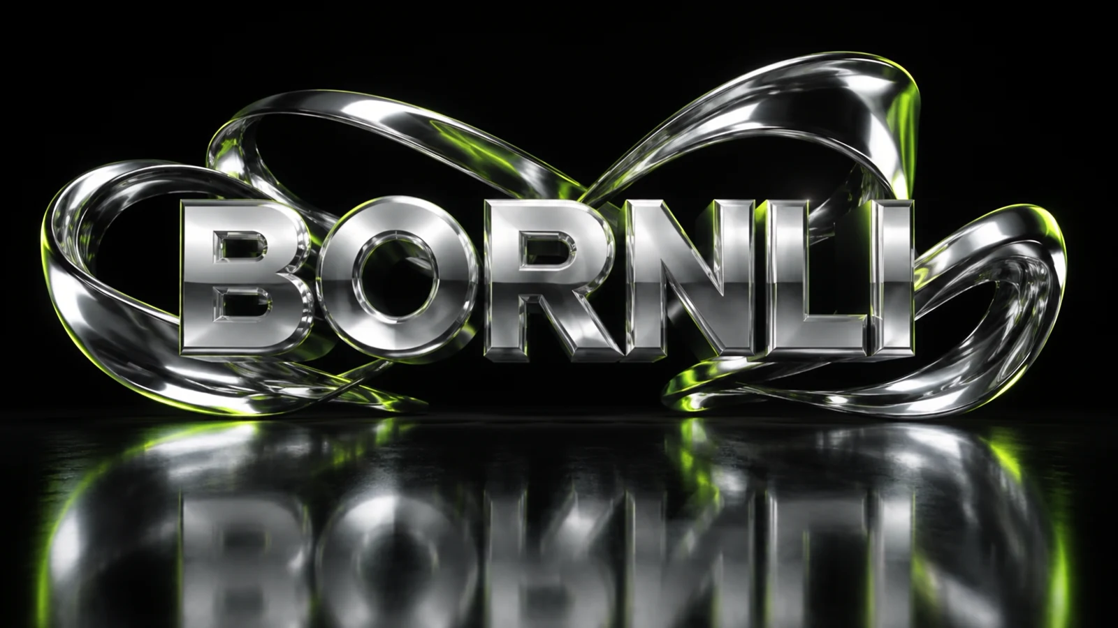 Металлический логотип BORNLI